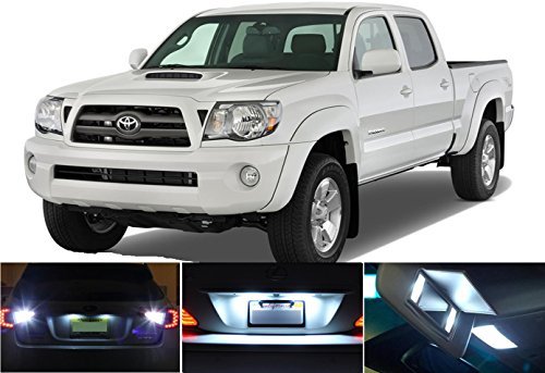 IG-ZAKT FIT 2000-2015 Toyota Tacoma Xenon White LED Package for License Plate + Reverse (4 Pieces)