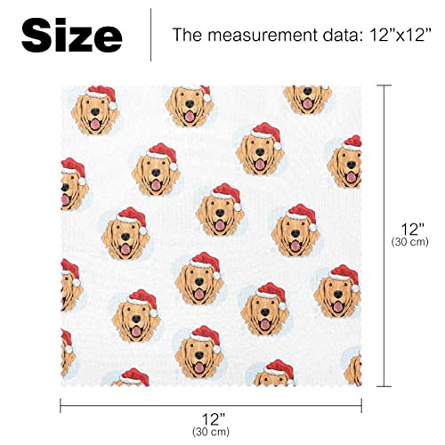 Set de table Chien de Noël résistant à la chaleur et antidérapant