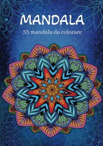 Mandala book libro da colorare antistress per adulti e bambini