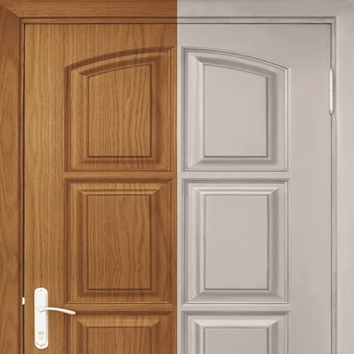 Wood Like Paint Venier For Front & Interior Doors (Mahogany)- Wood Look Paint - Wood Finish Paint For Furniture, Cabinets, Mdf & Metal Doors - Wood Look Paint For Garage Doors & Front Doors - Interior & Exterior Wood Texture Paint (Mahogany) #TOP5