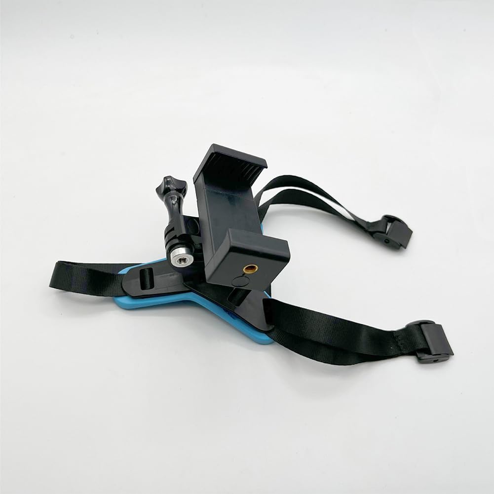 Supporto Action Cam Per Casco Moto - Kit 4 Pezzi Con Adattatore Per Riprese In Movimento - Foto 8