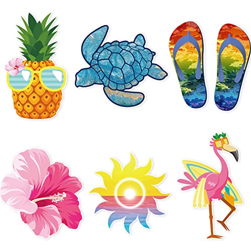 Magnéticos decorativos para puerta crucero verano 6 piezas