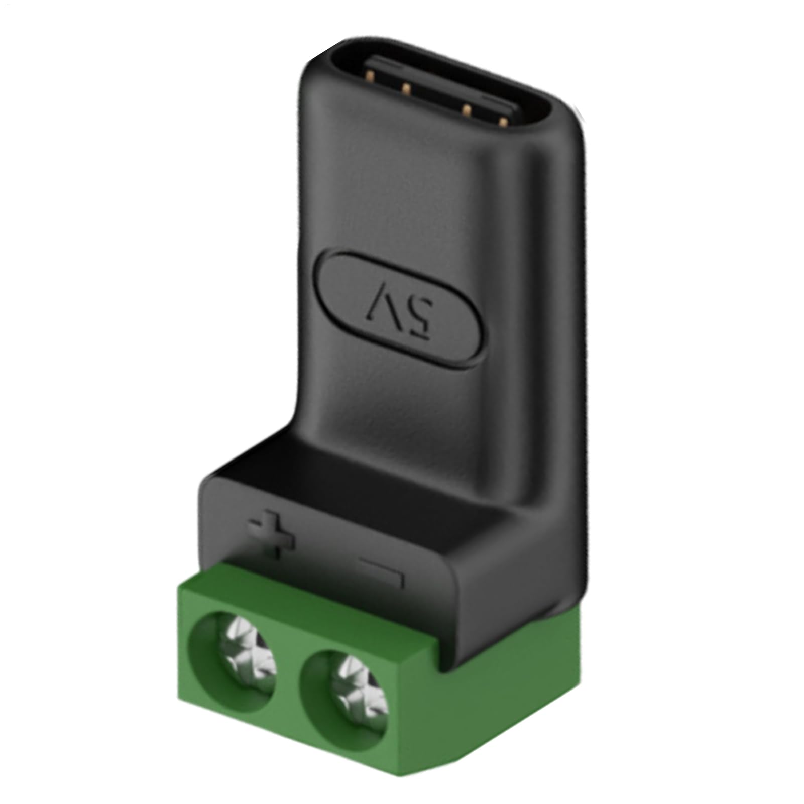 USB C Converter - Male 2 Pin Quick Connection Head | USB to 2 Pin Screw Terminal Adapter - for Industrial Scientific DIY Mobile Phones Tablets Cameras Small Appliances