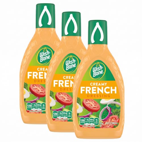 Wish-Bone Creamy French Salad Dressing,15 FL OZ,(Pack of 3)