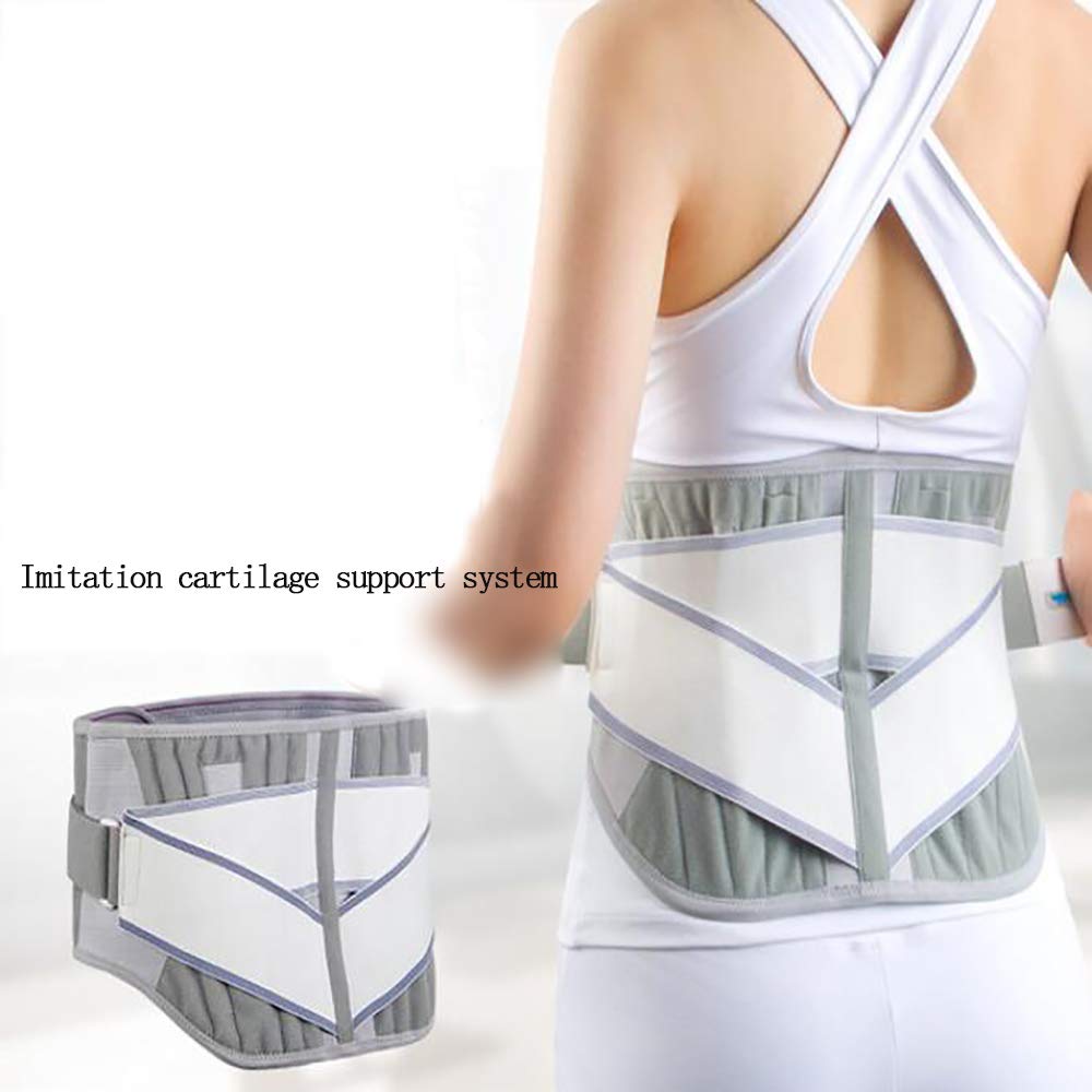 Faja Lumbar Fitness - para el Alivio del Dolor Lumbar - para Hernia de Disco, ciática - con Almohadilla Lumbar extraíble,XXL