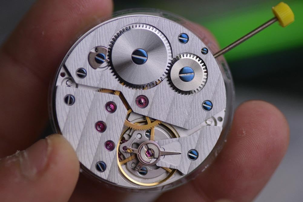 Movimento Meccanico per Orologio 2024, Carica Manuale, da Polso, 17 Gioielli, Ricambio, Movimento Automatico, Parte di Riparazione per Seagull