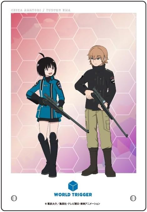 Overglad WTT-034 World Trigger Acrylic Panel Voluntary Training Ver. Sumiharu Inukai & Rokuro Wakamura