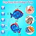 Pop Fidget Toys Bulk Its Party Favors for Kids 30 PCS Cute Fish Mini Pop Keychain It Sensory Fidget Toy Pack Fidgets for Classroom Prizes for Students Kids Carnival Prizes Birthday Goodie Bag Stuffers
