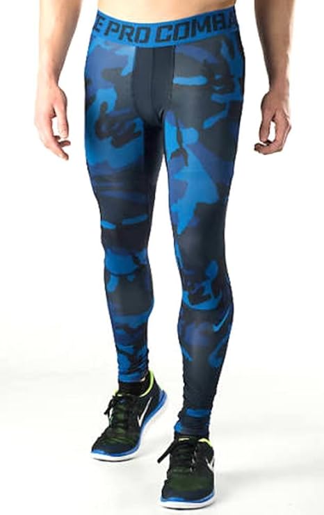 navy blue nike compression pants