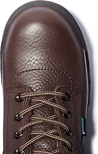 Timberland PRO Timberland PRO Women's TiTAN 6 Inch Alloy Safety Toe Waterproof Industrial Work Boot, Dark Mocha Brown-2024 NEW, 8.5W