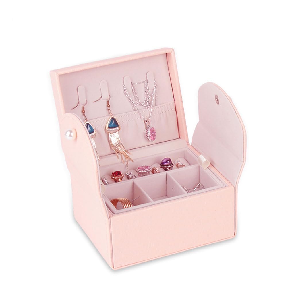 Organizador de joyería para el tocador: joyero estilo princesa para ordenar collares y pulseras