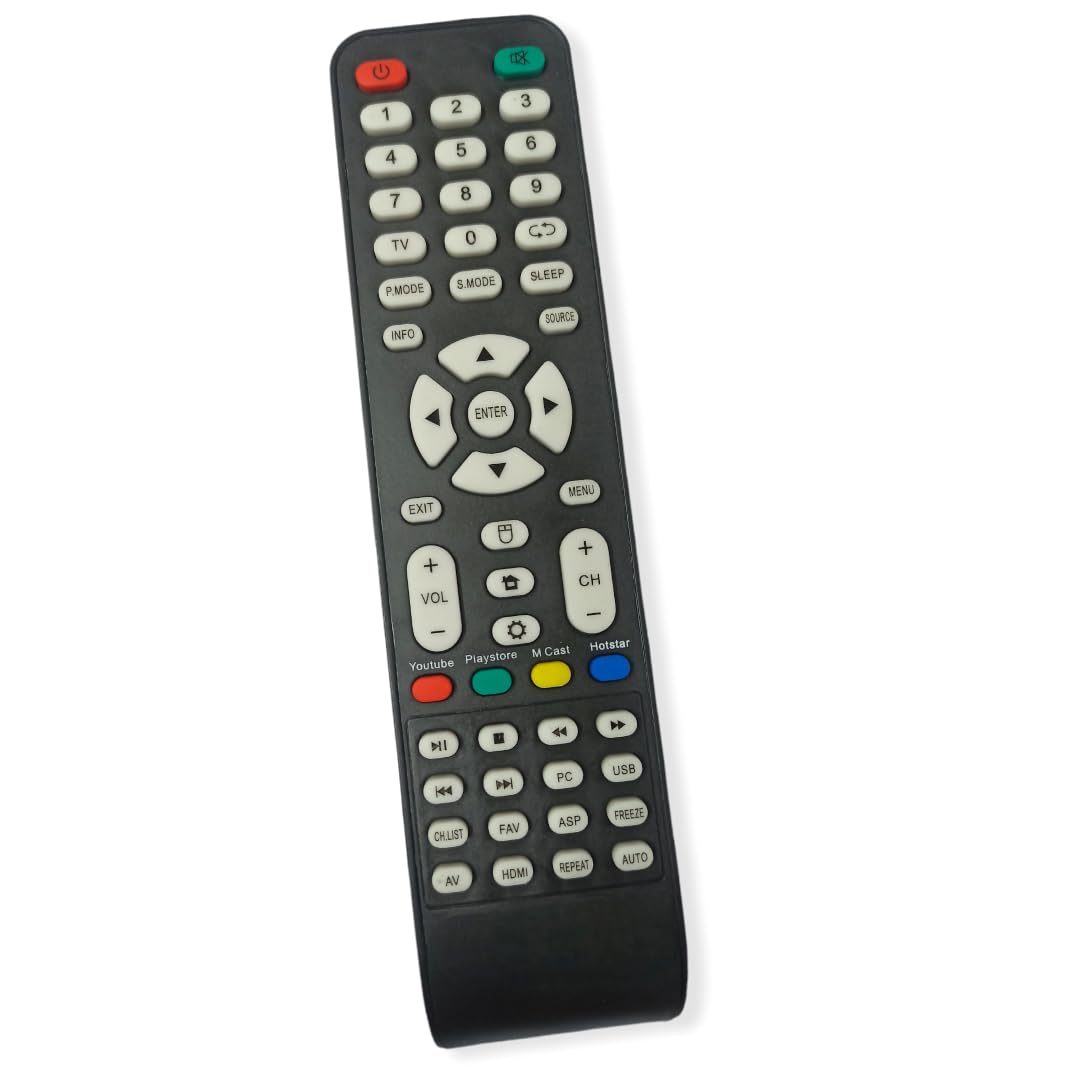 EHOP Compatible Remote Control for Oscar Led LCD Tv,Black (B0B5NB456X) Amazon Price History, Amazon Price Tracker