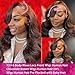 Yumkot 30Inch 13x6 Chocolate Brown Body Wave Lace Front Wigs Human Hair Pre Plucked with Baby Hair 180% Density Full HD Transparent Lace Frontal Wigs for Women Colored Wigs
