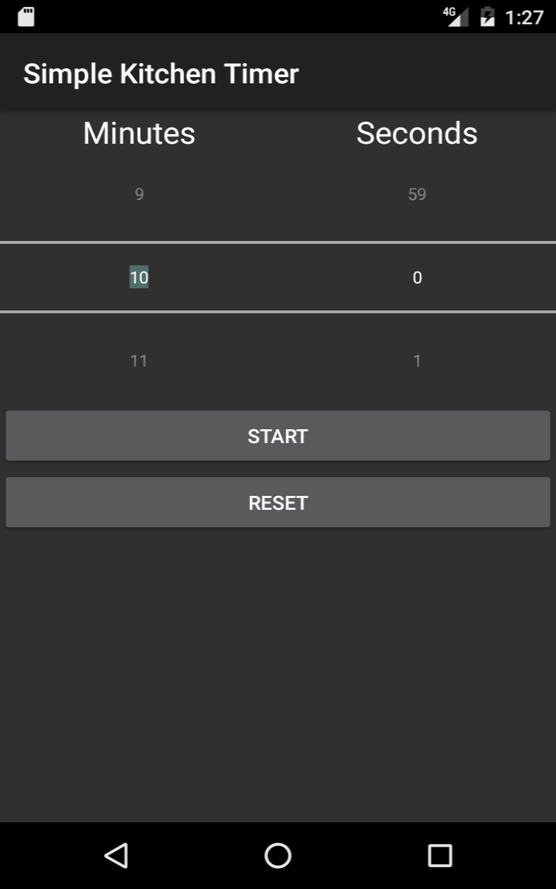 Kitchen Timer - App on Amazon Appstore
