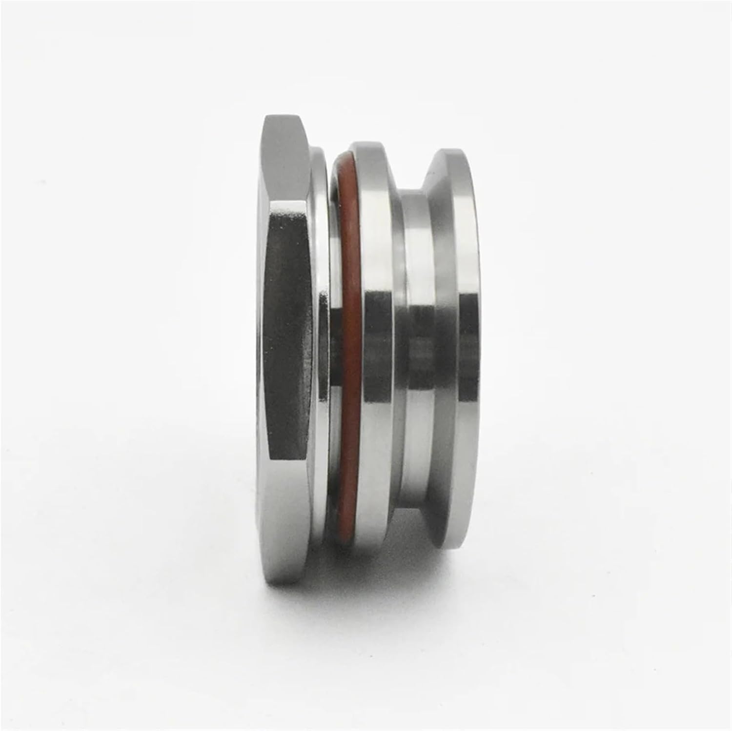 2PC Tri Clamp Kettle Weldless Bulkhead ，Tri-Clover Compression Fitting 304 Stainless Steel 1.5"2"(2inch)