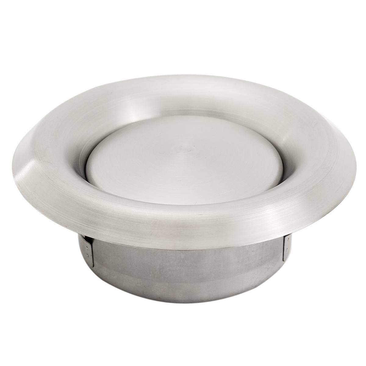 Dhetye 100Mm Ventilation Grille Air Vents Grille,Ventilation Opening Grille, Vent,3 Sizes, Stainless Steel(100Mm)