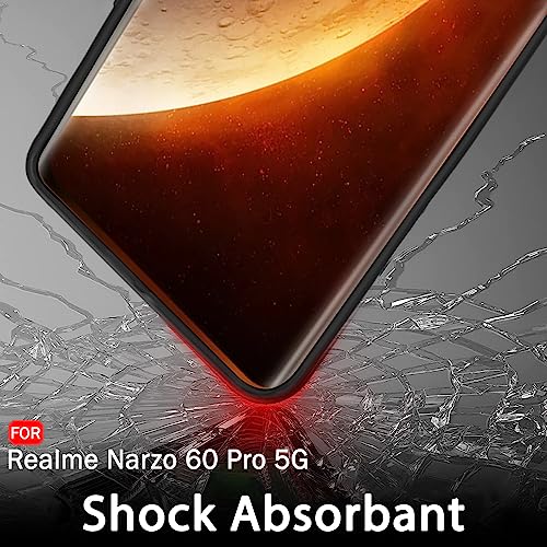 Image of TheGiftKart Sleek Back Cover Case for Realme Narzo 60 Pro 5G | Slim Fit Protective Design | Ultra Matte Finish | Camera Protection Bump | Soft Silicon Back Cover Case for Realme Narzo 60 Pro (Black)