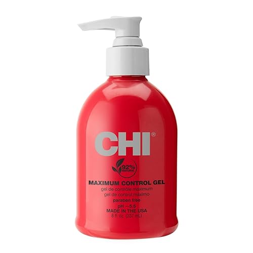 CHI Infra Gel, gel firme para el cabello para proteger del peinado con calor, proporciona brillo y control al cabello, sin sulfatos ni parabenos, 8
