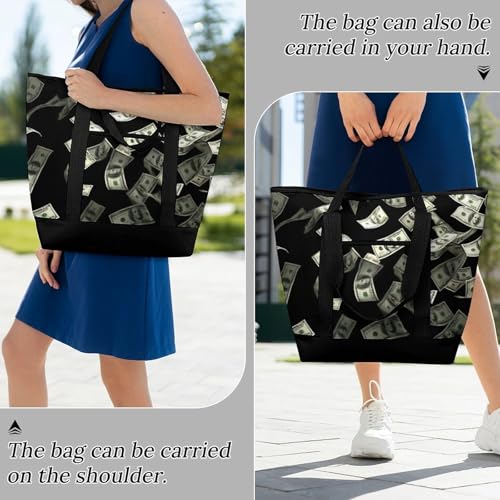 Bolso tote térmico para mujer, oversized, aislado, con una sola correa para hombro, ideal para compras miniatura 2