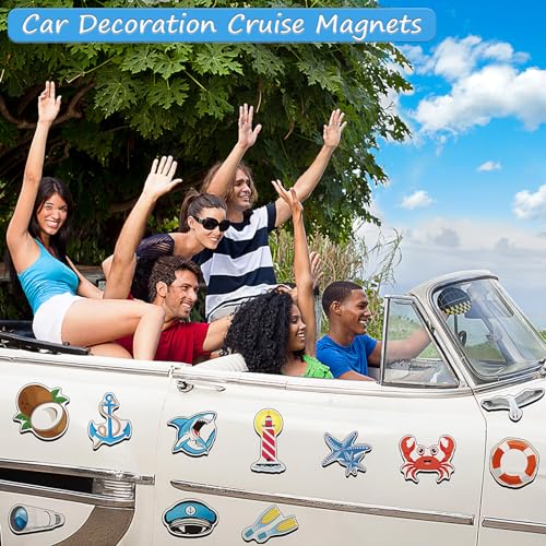 Decoraciones Magnéticas para Puerta Cruise 23 Piezas miniatura 6
