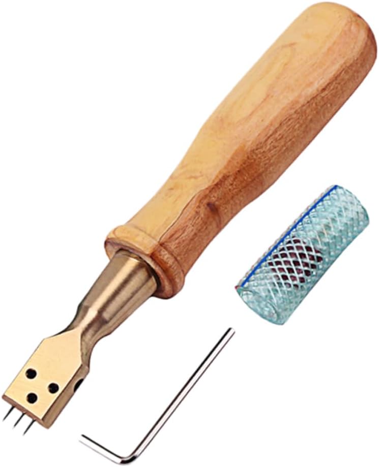 LIOOBO 1set Hammer for Piano Beginners Needle Tool Hardwood Handle Tuning Pin Tool for Piano Maintenance