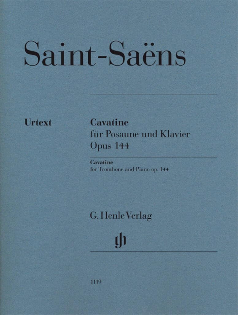 CAVATINE POUR TROMBONE ET PIANO OP. 144      Sheet music – January 1, 2009