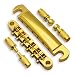 MAXCHEER A Set of String Saddle Tune-O-Matic Bridge & Tailpiece For GB LP Style Electric Guitar (Gold)