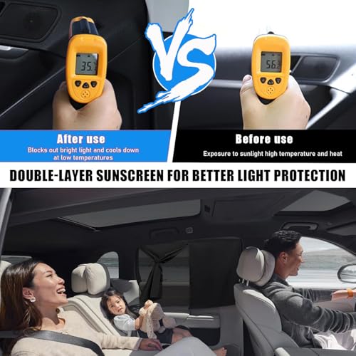 Rideau de voiture magnétique occultant et anti-UV pour MG IM6