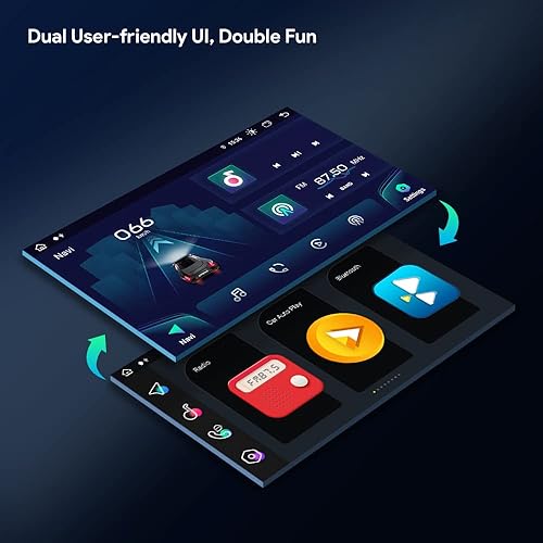 Miniatura 5 de XTRONS Estéreo de coche de un solo DIN para BMW X5 E53, Android 12 Octa Core 4 GB + 64 GB Radio Reproductor de DVD, pantalla táctil IPS de 7