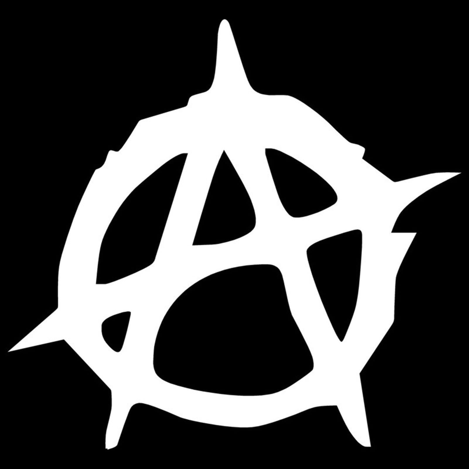 matumou Anarchy Symbol Car-Styling Truck Body Window Decals Reflective Sticker Decor