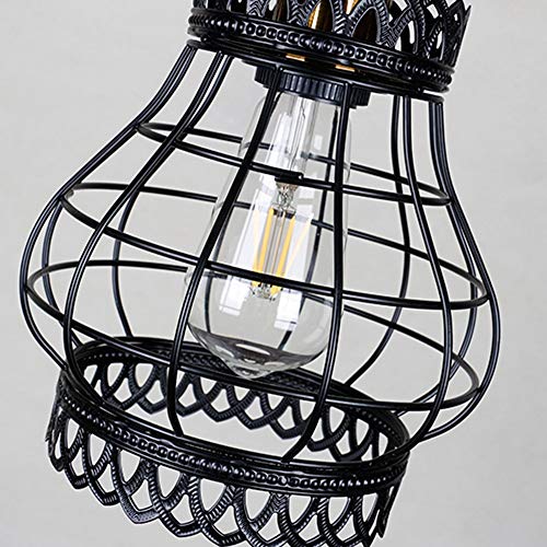 Lumière pour escalier en colimaçon rétro avec suspension longue