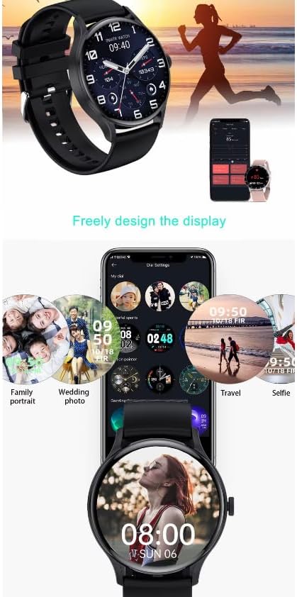 JK103 SmartWatch TFT Display Sports Bracelet AlarmClock