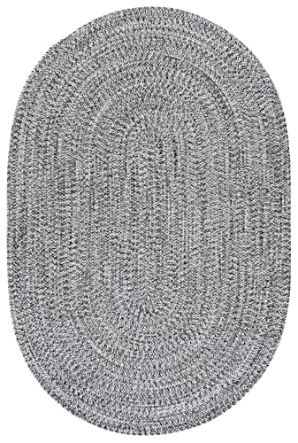 Tapete Ovalado SAFAVIEH 6' x 8' Negro/Marfil