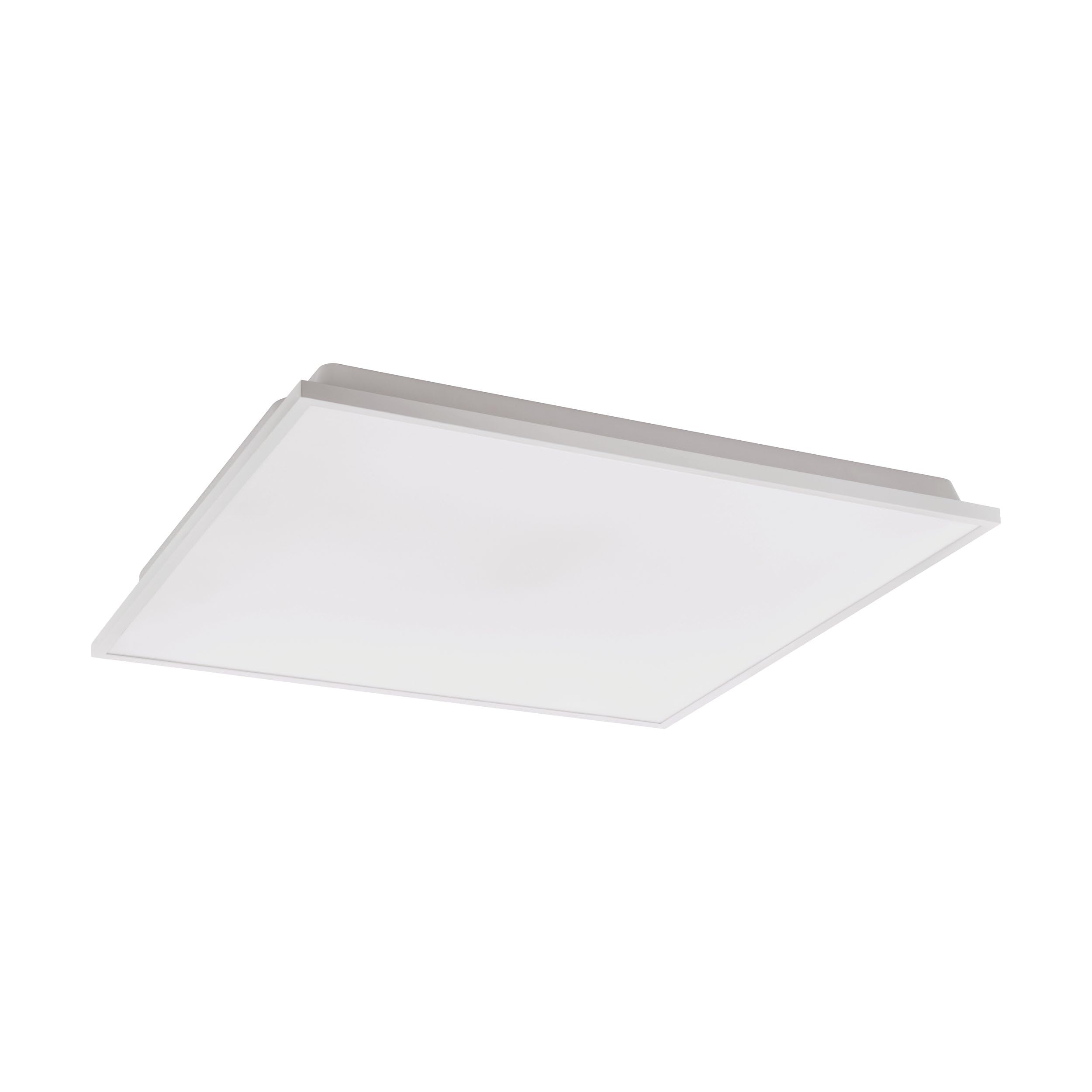 Eglo Connect.z Smart Home LED Ceiling Light Panel Herrora-Z, 23 inches, Zigbee Lighting, app and Voice Control, White tunable Lights (Warm - Cool White), dimmable