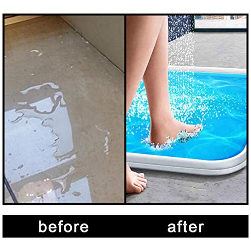 39 Inch Collapsible Threshold Water Dam For Shower Stall,Silicone Shower Barrier Keeps Water Inside Threshold,Bathroom Water Stopper,Flood Shower Barrier,Dry And Wet Separation #TOP5