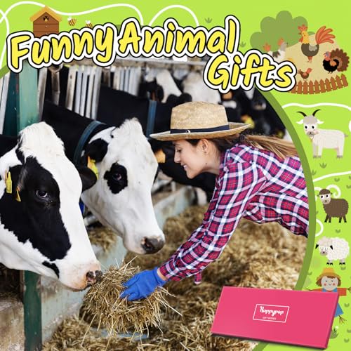 Image of HAPPYPOP Fuzzy Animal Socks for Women - Cute Unicorn, Horse, Cow and Goat Gifts for Her