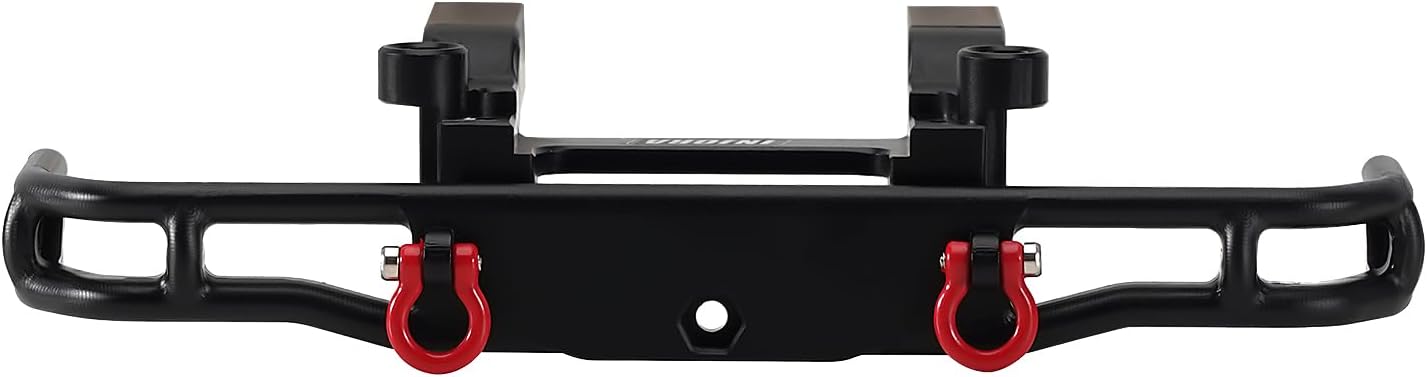 INJORA CNC Aluminum Rear Bumper for 1/18 RC Crawler FMS FCX18 LC80 Upgrade