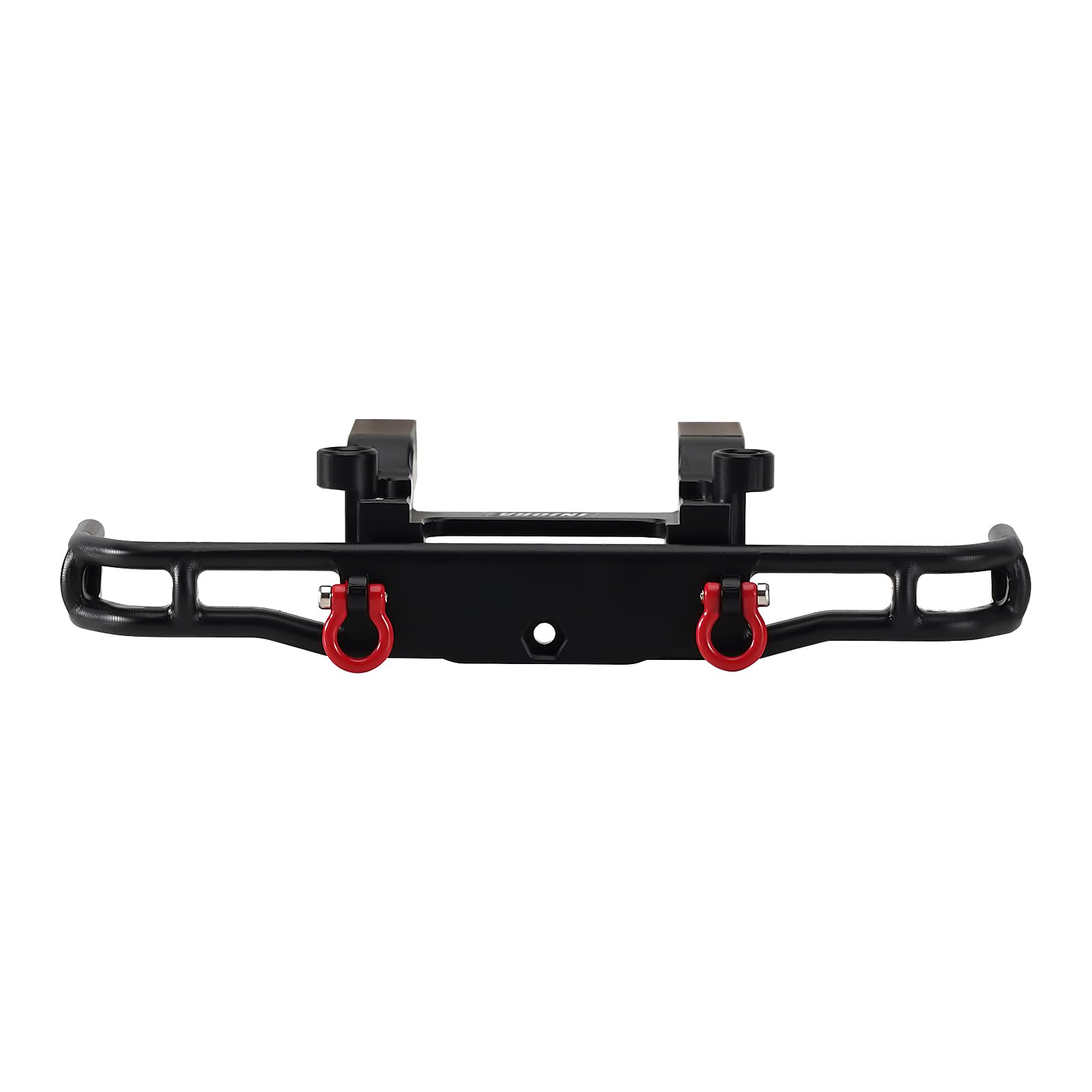 INJORA RC Front Rear Bumper CNC Aluminum Bumper for 1/18 RC Crawler FMS FCX18 LC80 Upgrade (Rear)