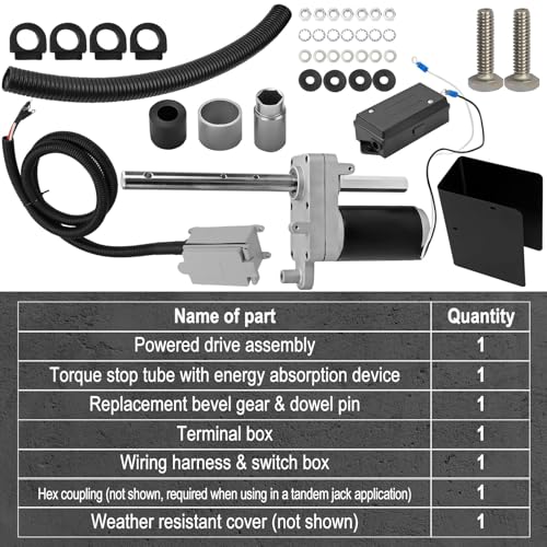 12,000 lbs Heavy-Duty Electric Jack Kit