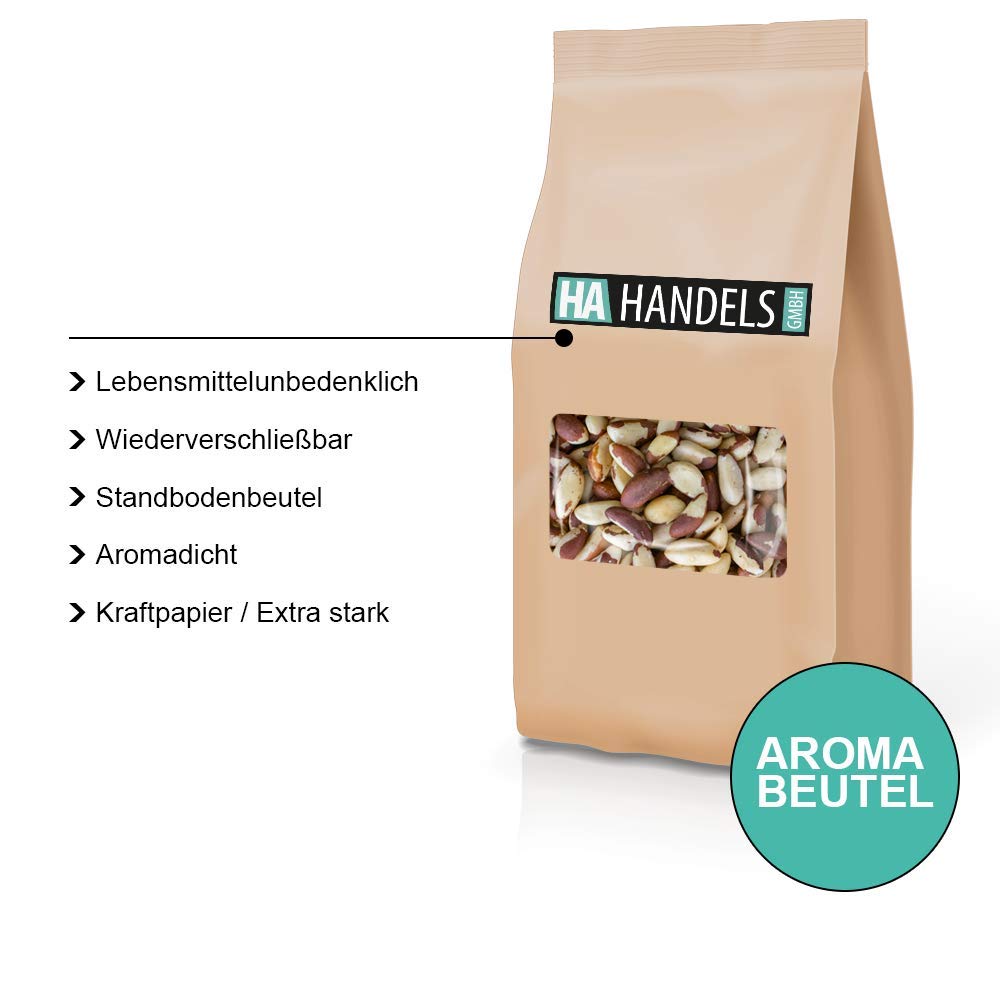Paranüsse naturbelassen roh unbehandelt Paranusskerne ungeschwefelt ungesalzen ohne Schale ungeröstet wiederverschließbare Verpackung 1kg - 5kg (2,5kg)