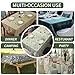 HOMOHEINI Rectangle Table Cloth,100% Waterproof Tablecloth Oil Proof Spill Proof Vinyl Table Cloth, Wipe Clean Plastic Table Cover for Dining, Camping, Indoor and Outdoor 52