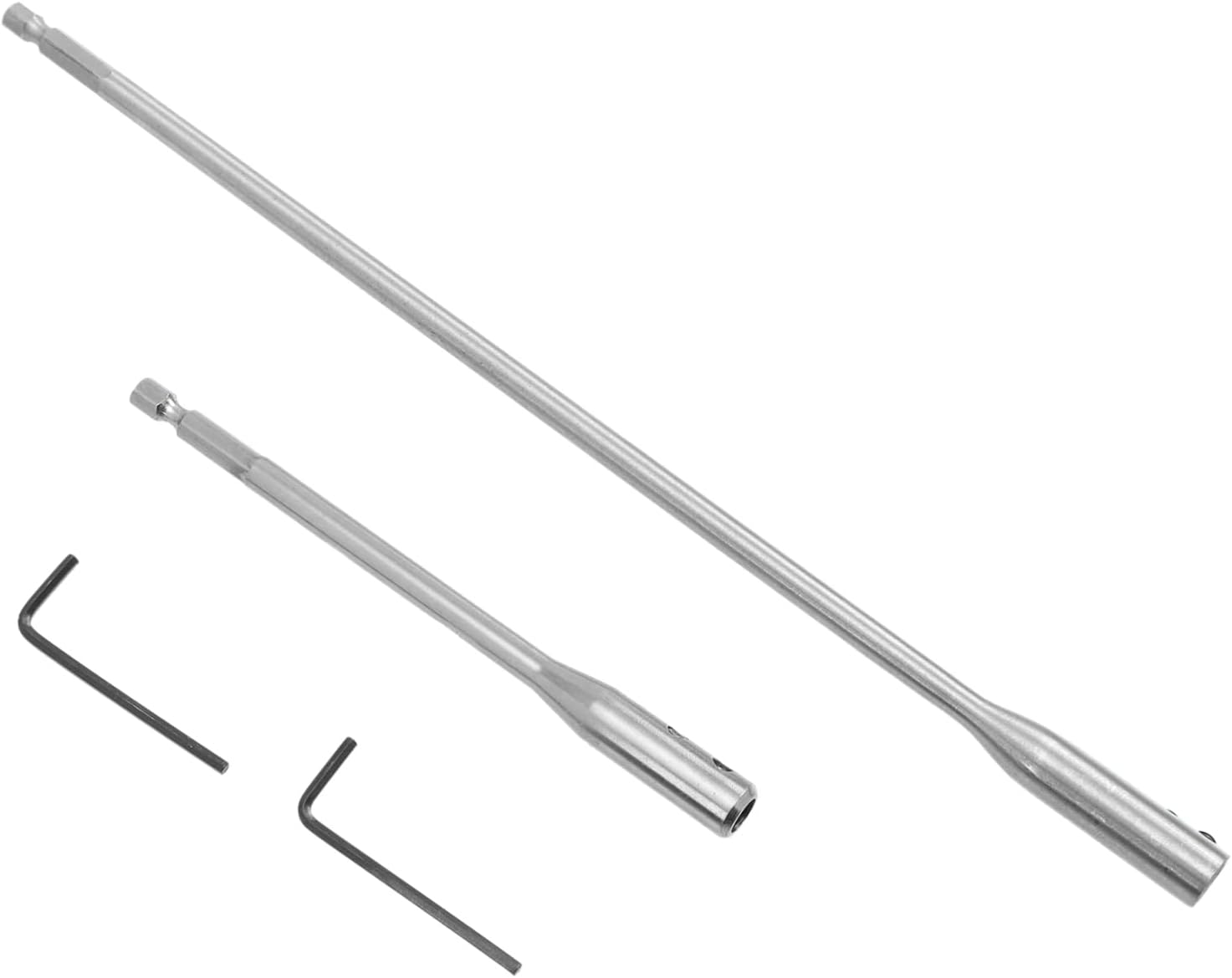Drill Bit Extension Rod Set Practical Expander with Wrenches Durable Construction for Mechanics and Diy for Home and Construction Use