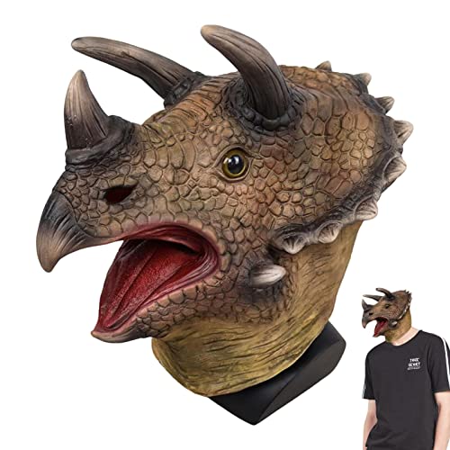 Máscaras de Dinossauros - Jurassic Dino Masque Costume Dinosaur Toy | Máscara de de cosplay de Hallo