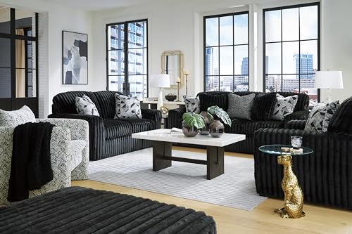 Signature Design by Ashley Midnight-Madness Loveseat Sofa, Onyx - image 6