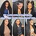 Simeider 30 Inch Deep Wave Lace Front Wigs Human Hair 13x6 HD Lace Front Wigs Pre Plucked Brazilian Curly Human Hair Wig 200 Density Glueless Frontal Wigs For Black Women