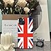 WANKBLC Compatible with iPhone 13 14 Matte Case, British Flag Pattern for Girl Full Body Design Soft Silicone Drop Shock Scratch Protection