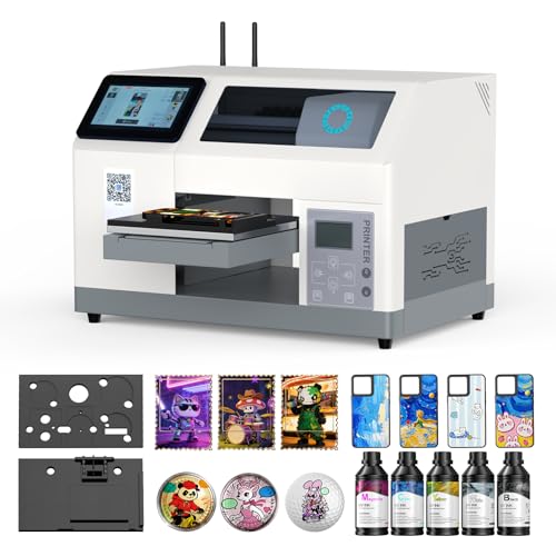 DSV F1080 UV Printer Bundle, 7" Built-in Computer, Auto Timed