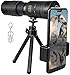 Produktbild 4K Telescope, Monokular-Teleskop, 10-300x40mm Super Telephoto Zoom Monocular Telescope Portable, Wasserdichtes Stoßfestes Hd-teleskop, 7-17x Vergrößerung, mit Stativ + Handy-Clip, für Vogelbeobachtung