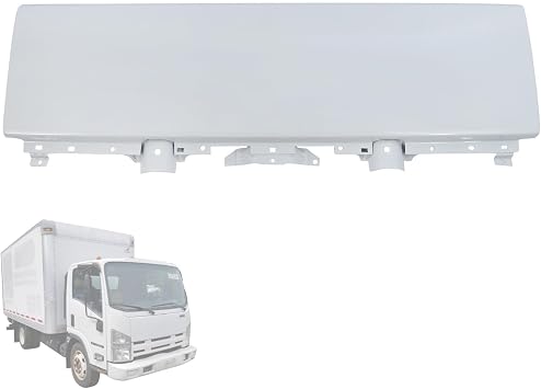Front Panel Compatible with Isuzu NPR/NQR/NRR 2008 2009 2010 2011 2012 2013 2014 2015 2016 2017 2018 2019 2020 2021 2022 2023 Replace 98049316 Steel White