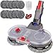 Produktbild Mocikoa Elektrischer Wischaufsatz für Dyson V7 V8 V10 V11 V15 Staubsauger,Elektrischer Bodenwischer mit Abnehmbaren Wassertank und 12 Waschbare Mopps